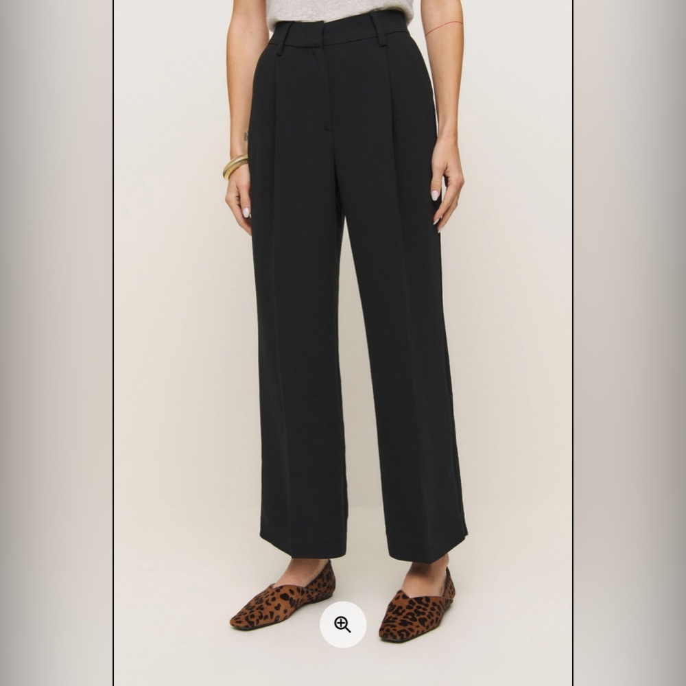 Reformation Alex Mid Rise Cropped Pant Size 4 - Picture 2 of 6